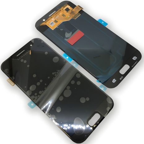 Дисплей (LCD) Samsung GH97-19732A A320F Galaxy A3 (2017) с сенсором черный сервисный