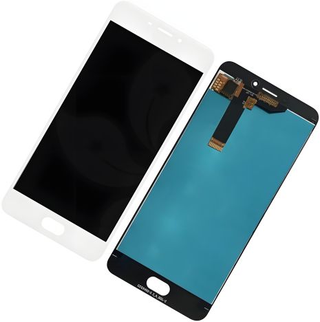 Дисплей (LCD) Meizu M6 із сенсором білий