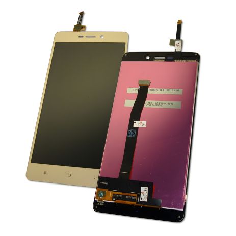 Дисплей (LCD) Xiaomi Redmi 3/3S/3X, золотий із сенсором