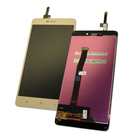 Дисплей (LCD) Xiaomi Redmi 3/3S/3X, золотий із сенсором