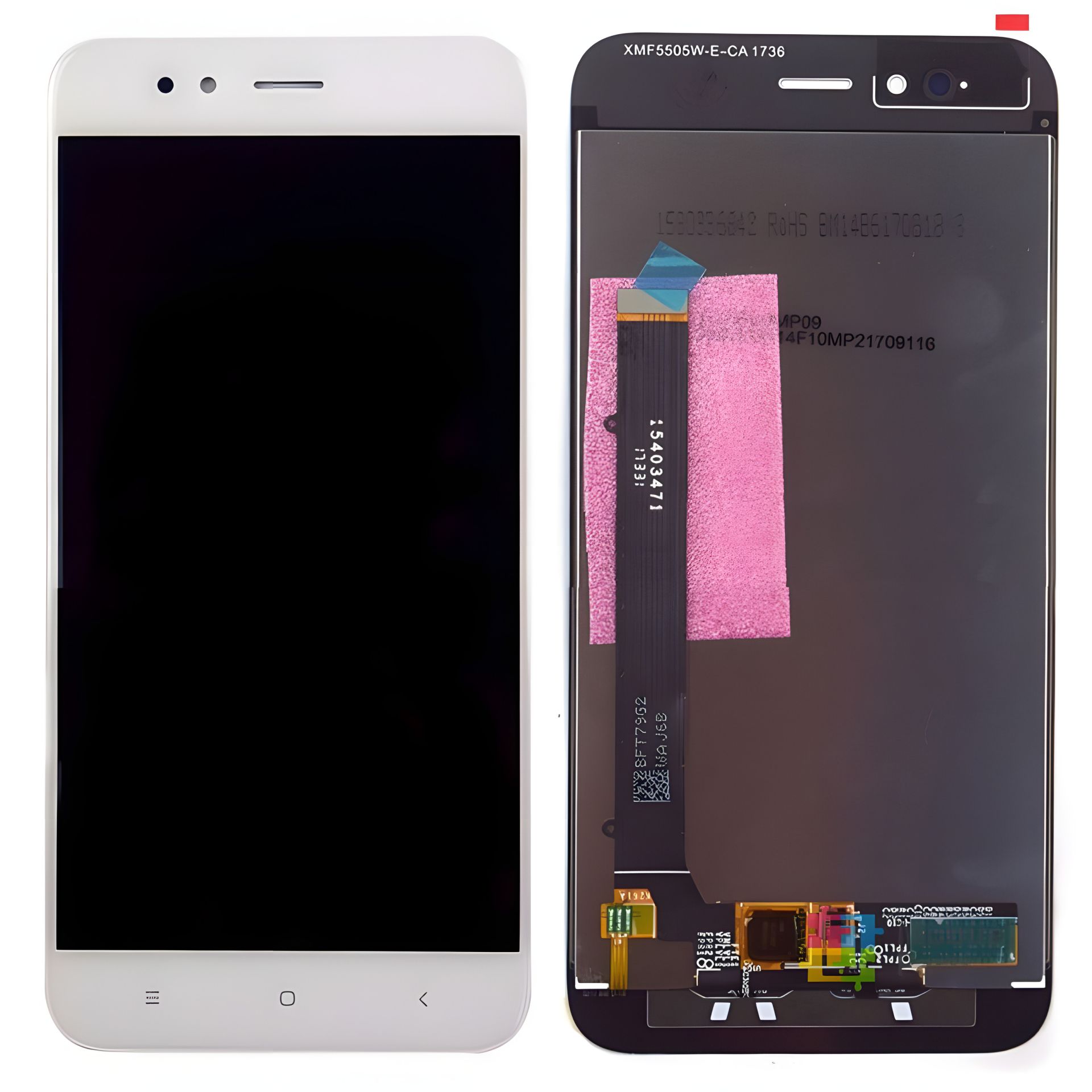 Сенсорный дисплей (LCD) белый для Xiaomi Mi A1/ Mi5X Сенсорный дисплей (LCD) белый для Xiaomi Mi A1/ Mi5X