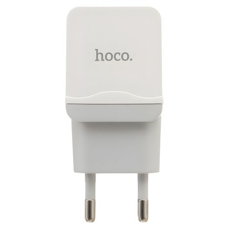Зарядний пристрій Hoco C27A (1USB/2.4A) White