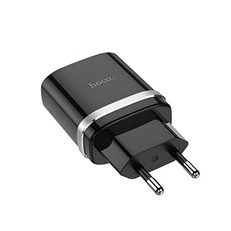 Зарядний пристрій Hoco C12Q QC 3.0 Black