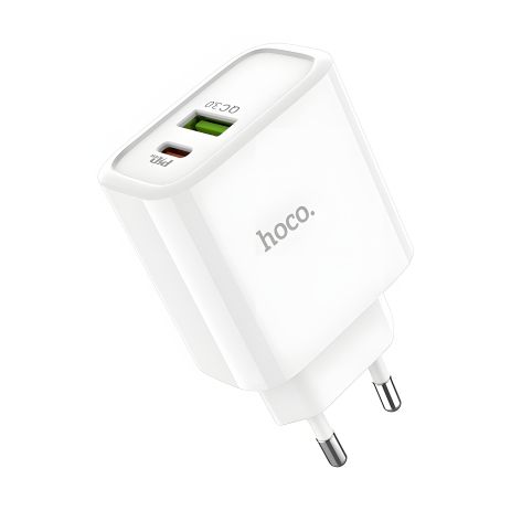 Зарядний пристрій Hoco C57A Speed charger (Power Delivery, QC3.0, 1USB, 3.1A) White Зарядний пристрій Hoco C57A Speed charger (Power Delivery, QC3.0, 1USB, 3.1A) White