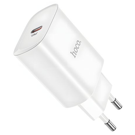 Зарядний пристрій Hoco N14 PD (20W, Out: Type-C) white