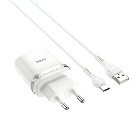 Зарядний пристрій Hoco C12Q QC3.0 18W Type-C White