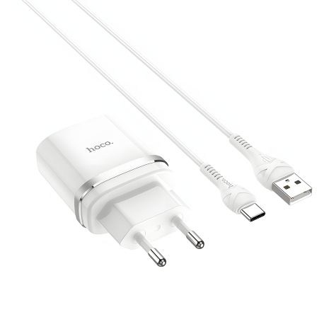 Зарядний пристрій Hoco C12Q QC3.0 18W Type-C White