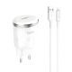 Зарядное устройство Hoco C37A Lightning White Зарядное устройство Hoco C37A Lightning White
