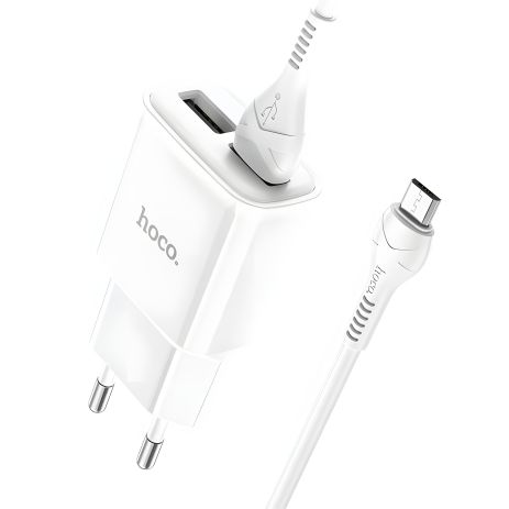 ΠΠ°ΡΡΠ΄Π½ΠΎΠ΅ ΡΡΡΡΠΎΠΉΡΡΠ²ΠΎ Hoco C73A 2USB Micro 2.4A White ΠΠ°ΡΡΠ΄Π½ΠΎΠ΅ ΡΡΡΡΠΎΠΉΡΡΠ²ΠΎ Hoco C73A 2USB Micro 2.4A White