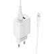 Зарядное устройство Remax RP-U22i 2.4A 2USB + Cable Lightning white