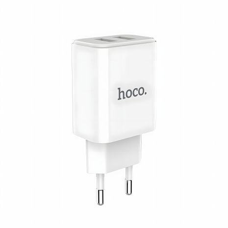 Зарядное устройство Hoco C62A 2USB 2.1A White