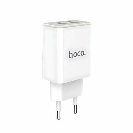 Зарядное устройство Hoco C62A 2USB 2.1A White