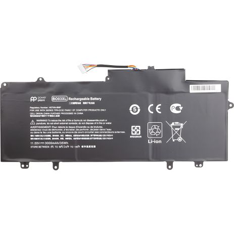 Аккумулятор PowerPlant для ноутбуков HP Chromebook 14 G3 (BO03XL) 11.55V 3000mAh Аккумулятор PowerPlant для ноутбуков HP Chromebook 14 G3 (BO03XL) 11.55V 3000mAh