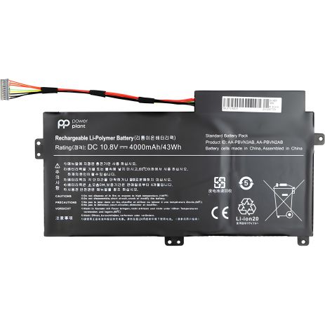 PowerPlant Аккумулятор для SAMSUNG 370R ноутбуков (AA-PBVN3AB) 10.8V 4000mAh