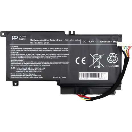 Аккумулятор PowerPlant для ноутбуков TOSHIBA Satellite L55 (PA5107U-1BRS, TA5107P9) 14.4V 3000mAh Аккумулятор PowerPlant для ноутбуков TOSHIBA Satellite L55 (PA5107U-1BRS, TA5107P9) 14.4V 3000mAh