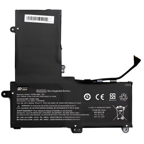 Аккумулятор PowerPlant для ноутбуков HP Pavilion X360 11-u (NU03XL) 11.55V 3400mAh Аккумулятор PowerPlant для ноутбуков HP Pavilion X360 11-u (NU03XL) 11.55V 3400mAh
