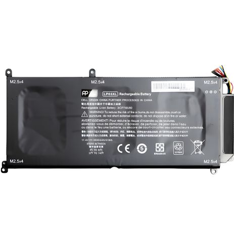 Аккумулятор PowerPlant для ноутбуков HP Envy 15T-AE Series (LP03XL) 11.4V 3600mAh Аккумулятор PowerPlant для ноутбуков HP Envy 15T-AE Series (LP03XL) 11.4V 3600mAh