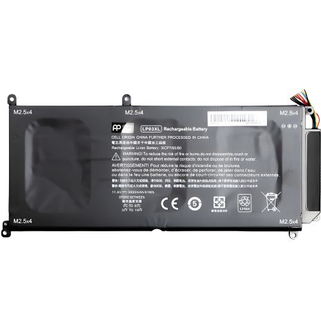 PowerPlant Акумулятори для HP Envy 15T-AE Series ноутбуків (LP03XL) 11.4V 3600mAh PowerPlant Акумулятори для HP Envy 15T-AE Series ноутбуків (LP03XL) 11.4V 3600mAh