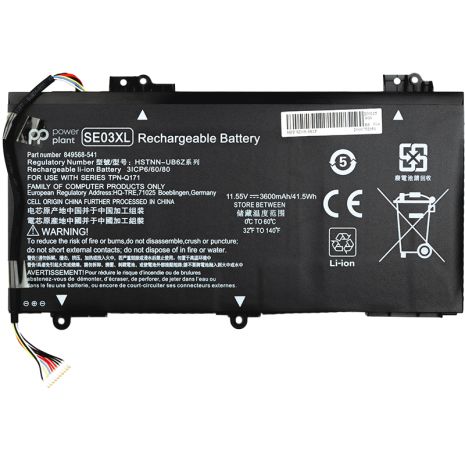 Аккумулятор PowerPlant для ноутбуков HP Pavilion 14-AL100 (SE03XL) 11.55V 41.5Wh