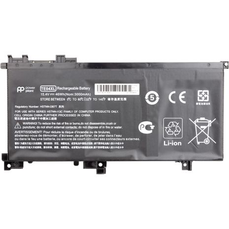Акумулятори PowerPlant для ноутбуків HP Omen 15 AX200 (HSTNN-DB7T, TE04) 15.4V 3000mAh Акумулятори PowerPlant для ноутбуків HP Omen 15 AX200 (HSTNN-DB7T, TE04) 15.4V 3000mAh