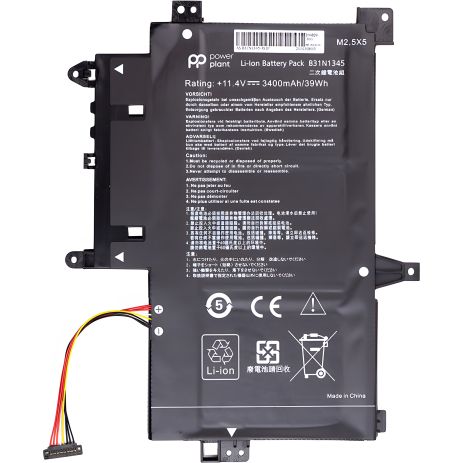 Акумулятор для ноутбуків ASUS Transformer Book Flip TP500L (B31N1345) 11.4V 3400mAh Акумулятор для ноутбуків ASUS Transformer Book Flip TP500L (B31N1345) 11.4V 3400mAh