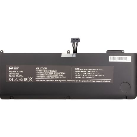 Акумулятори PowerPlant для ноутбуків APPLE MacBook Pro 15.4" (A1286, A1382) 10.95V 77.5Wh