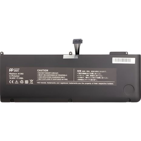 MacBook Pro 15.4" PowerPlant аккумулятор для ноутбуков APPLE (A1286, A1382) 10.95V 77.5Wh