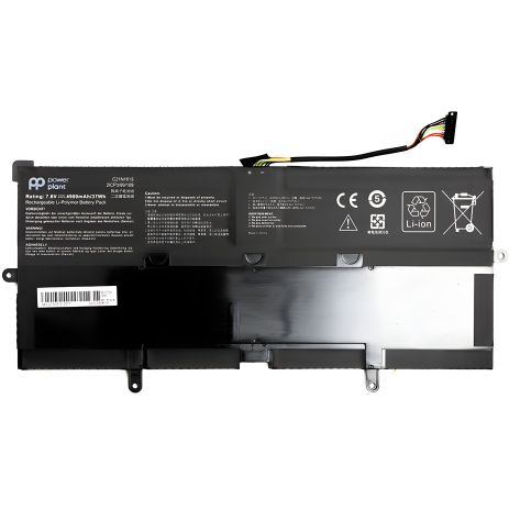 Акумулятори PowerPlant для ноутбуків ASUS Chromebook Flip C302 (C21N1613) 7.6V 4900mAh Акумулятори PowerPlant для ноутбуків ASUS Chromebook Flip C302 (C21N1613) 7.6V 4900mAh