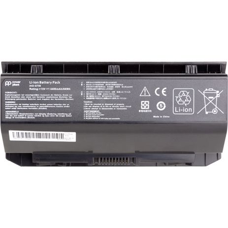 Аккумулятор PowerPlant для ноутбуков ASUS G750 Series (A42-G750) 15V 4400mAh