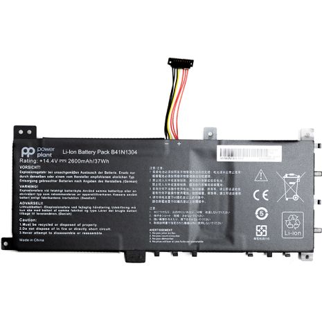 Акумулятор для ноутбуків ASUS V451L (B41N1304) 14.4V 2600mAh