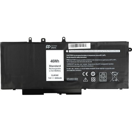 Акумулятори PowerPlant для ноутбуків DELL Latitude E5580 (GJKNX) 7.6V 6000mAh