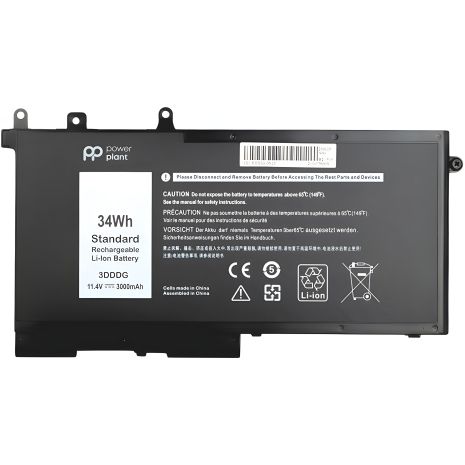 Акумулятори PowerPlant для ноутбуків DELL Latitude E5580 (3DDDG) 11.4V 3000mAh