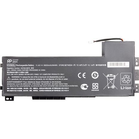 Акумулятори PowerPlant для ноутбуків HP ZBook 15 G3 (VV09XL) 11.4V 5600mAh