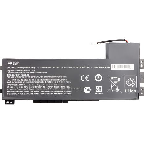 Акумулятори PowerPlant для ноутбуків HP ZBook 15 G3 (VV09XL) 11.4V 5600mAh Акумулятори PowerPlant для ноутбуків HP ZBook 15 G3 (VV09XL) 11.4V 5600mAh
