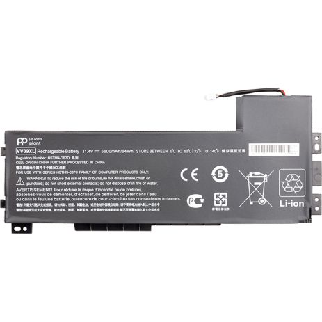 Аккумулятор PowerPlant для ноутбуков HP ZBook 15 G3 (VV09XL) 11.4V 5600mAh