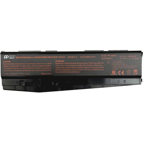 Акумулятори PowerPlant для ноутбуків Clevo N850HC (N850BAT-6) 10.8V 4400mAh Акумулятори PowerPlant для ноутбуків Clevo N850HC (N850BAT-6) 10.8V 4400mAh