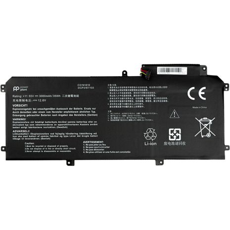 Акумулятори PowerPlant для ноутбуків Asus Zenbook UX330 (C31N1610) 11.55V 3000mAh Акумулятори PowerPlant для ноутбуків Asus Zenbook UX330 (C31N1610) 11.55V 3000mAh