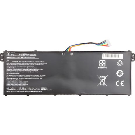 Для ноутбуков АКБ PowerPlant ACER Aspire E15 ES1-512 Series (AC14B8K) 15.2V 2200mAh