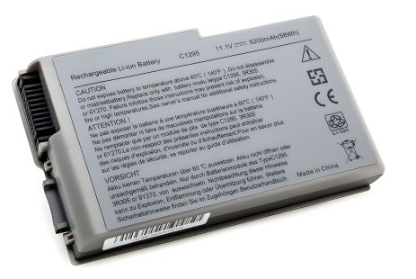 Акумулятор для ноутбуків DELL Latitude D600 (C1295, DE D600, 3S2P) 11.1V, 5200mAh