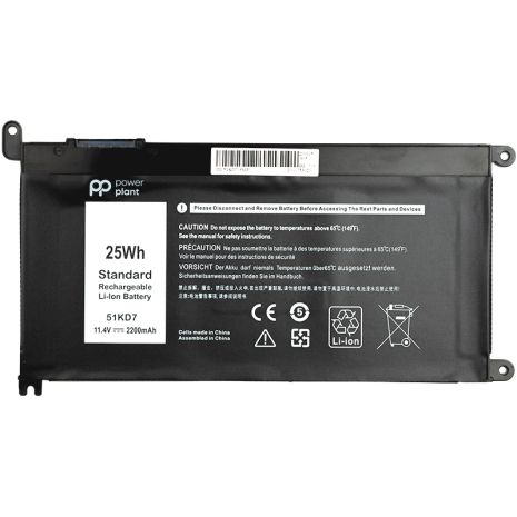 Акумулятори PowerPlant для ноутбуків DELL Chromebook 3180 (51KD7) 11.4V 2200mAh Акумулятори PowerPlant для ноутбуків DELL Chromebook 3180 (51KD7) 11.4V 2200mAh
