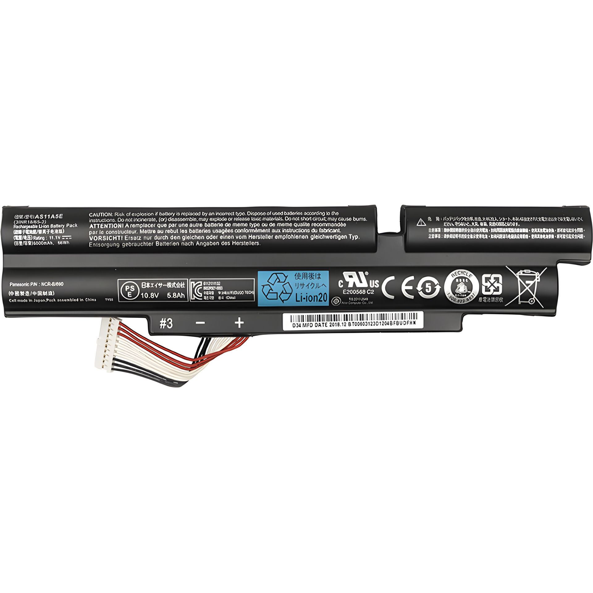 Акумулятори PowerPlant для ноутбуків ACER Aspire TimelineX 3830T (3ICR19/B6) 10.8V 5200mAh Акумулятори PowerPlant для ноутбуків ACER Aspire TimelineX 3830T (3ICR19/B6) 10.8V 5200mAh