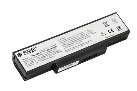 Акумулятор ASUS для ноутбуків A72, A73 (A32-K72 AS-K72-6) 10.8V 5200mAh