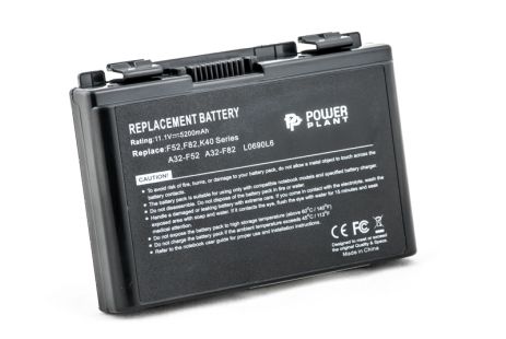 Аккумулятор PowerPlant для ноутбуков ASUS F82 (A32-F82, AS F82 3S2P) 11.1V 5200mAh