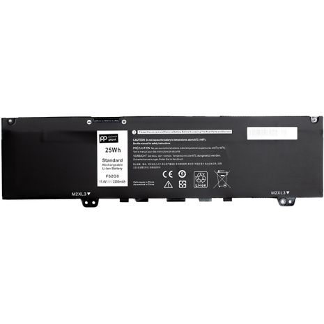 Акумулятори PowerPlant для ноутбуків DELL Inspiron 13 5370 (F62G0) 11.4V 2200mAh Акумулятори PowerPlant для ноутбуків DELL Inspiron 13 5370 (F62G0) 11.4V 2200mAh