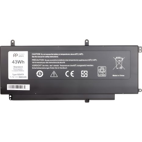 PowerPlant батарея DELL Inspiron 15 7547 (D2VF9) для ноутбука 11.1V 3840mAh