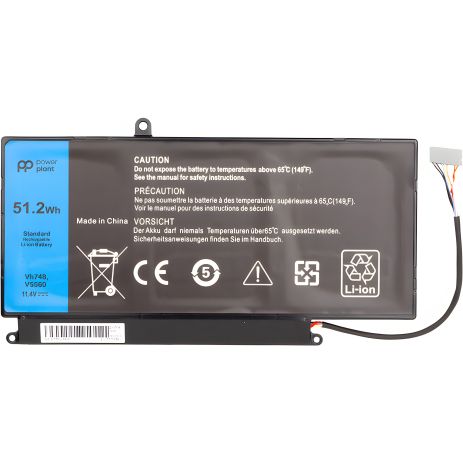 Аккумулятор PowerPlant для ноутбуков DELL Inspiron 14-5439 (VH748) 11.4V 51.2Wh Аккумулятор PowerPlant для ноутбуков DELL Inspiron 14-5439 (VH748) 11.4V 51.2Wh