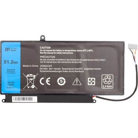 Акумулятори PowerPlant для ноутбуків DELL Inspiron 14-5439 (VH748) 11.4V 51.2Wh Акумулятори PowerPlant для ноутбуків DELL Inspiron 14-5439 (VH748) 11.4V 51.2Wh