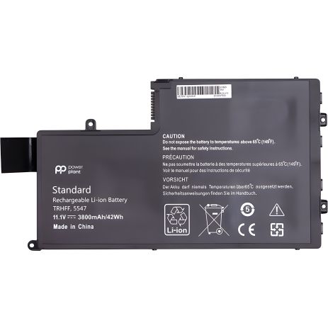 Акумулятори PowerPlant для ноутбуків DELL Inspiron 15 5547 (TRHFF) 11.1V 3800mAh Акумулятори PowerPlant для ноутбуків DELL Inspiron 15 5547 (TRHFF) 11.1V 3800mAh