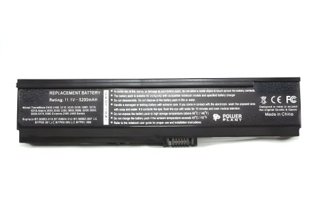 PowerPlant аккумулятор для ACER ноутбуков Aspire 3030 (BT.00603.010) 11.1V 5200mAh