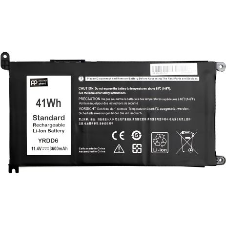 PowerPlant акумулятори 11.4V 3600mAh для ноутбуків DELL Latitude 3310 (YRDD6)